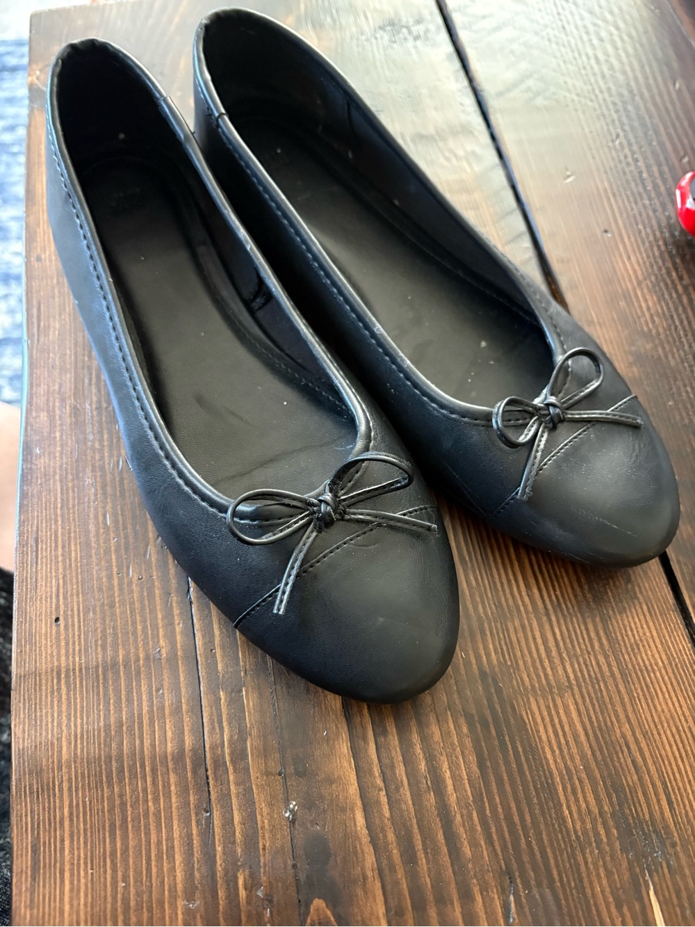 H&M ballet leather shoes